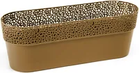 OVAALNE LILLEPOTT ROSA M 38X12,9X13,5CM PRONKS PLASTIK