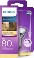 LED LAMP PHILIPS 8 - 80W GU10 WW 36D DIM