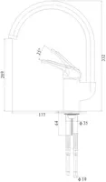 KÖÖGISEGISTI AGRION 10153 ANTIIKMESSING