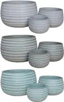 LILLEPOTT 375X375X240MM VALGE-HALL-ROHELINE