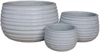 LILLEPOTT 375X375X240MM VALGE-HALL-ROHELINE
