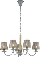 LAELAMP TRIO ROTIN 5XE14 28W HALL