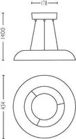 LAELAMP AMAZE 39W LED 3000LM 2200-6500K HUE MUST