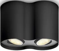 KOHTVALGUSTI PILLAR 2X5,5W LED 500LM PULT HUE MUST