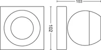KOHTVALGUSTI BUCKRAM 5,5W 250LM HUE MUST