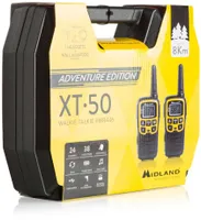KÄSIRAADIOSAATJA MIDLAND XT50 ADVENTURE 700MAH NIMH 2TK