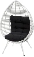 AIATOOL PIHAPUU 99X91X156CM OVAALNE VALGE
