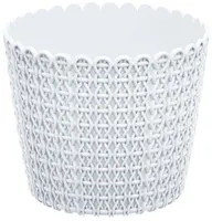 LILLEPOTIÜMBRIS NIFLY Ø16CM PROSPERPLAST VALGE PLASTIK