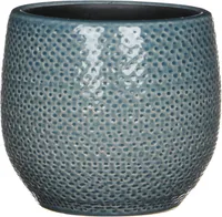 LILLEPOTIÜMBRIS MICA DECORATIONS GABRIEL H14XØ16CM SININE