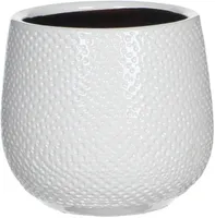 LILLEPOTIÜMBRIS MICA DECORATIONS GABRIEL H12XØ14CM VALGE