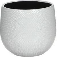 LILLEPOTIÜMBRIS MICA DECORATIONS GABRIEL H20XØ25CM VALGE