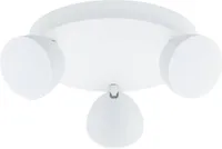 KOHTVALGUSTI CALVOS LED EGLO 3X6W ÜMAR 1500LM VALGE 
