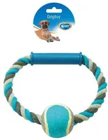 LEMMIKLOOMA NÖÖRLELU RÕNGAS TENNISEPALLIGA DUVO+ 18CM HALL/SININE