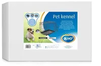 LEMMIKLOOMA PUUR 2 UST JA PLASTIKALUS DUVO+ 62X44X50CM MUST S