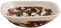 VALAMU GL 313 42X42X13CM KUNSTLIK VAIK VALGE-PRUUN