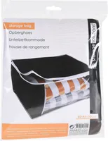 HOIUKOTT VALGE LUKUGA 60X45X30CM MUST 