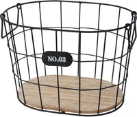 METALLIST KORV 36X26X24,5CM MUST KAHE SANGAGA