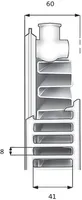 PANEELRADIAATOR PURMO COMPACT PC11 TERAS 1400X600X60MM KÜLGÜHENDUS 1425W