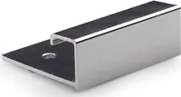 PLAADILIIST J-PROFIIL ARCANSAS 10X27X1000MM KROOMITUD ALUMIINIUM