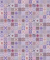 NIISKUSKINDEL SEINAKATE SINTRA DECORATION MOSAIIK LILLA 0,53X10,5M