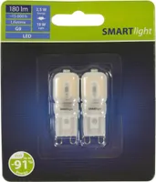 LED LAMP 2,5W G9 180LM 3000K 2TK PAKIS SMARTLIGHT