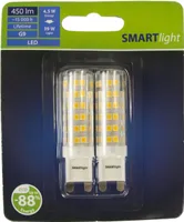 LED LAMP 4,5W G9 450LM 3000K 2TK PAKIS SMARTLIGHT