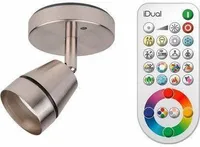 KOHTVALGUSTI IVORY JEDI 6,5W LED 345LM 2200-6500K RGB PULT IDUAL