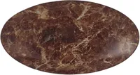 TALDRIK MICA DECORATIONS NANET 27X15X3CM PRUUN