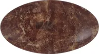 TALDRIK MICA DECORATIONS NANET 33X18,5X4CM PRUUN
