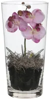 KUNSTLILL MICA DECORATIONS KUUKING VAASIS Ø15X30CM ROOSA