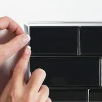 ISELIIMUV SEINAKATE SMART TILE METRO NERO MOSAIIK 29,36X21,29CM 4TK