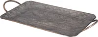 SANGADEGA KANDIK 55,5X26CM METALL ANTIIK TUME KULD