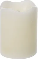 LED KÜÜNAL Ø7X9CM TAIMERIGA PATAREI TOITEL VALGE