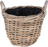 SISUSTUSKORV Ø30X23CM KUBU SANGADE JA SISEKATTEGA