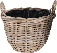 SISUSTUSKORV Ø35X25CM KUBU SANGADE JA SISEKATTEGA