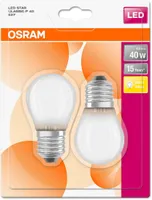 LED LAMP OSRAM LED RETROFIT CLASSIC 4W E27 P40 470LM 2700K MATT 2TK PAKIS