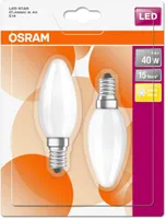 LED LAMP OSRAM LED RETROFIT CLASSIC 4W E14 B40 470LM 2700K MATT 2TK PAKIS