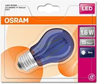 LED LAMP OSRAM LED STAR DECO CLASSIC SININE 1,6W E27 A60 136LM 9000K