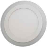 ÜMAR ALLVALGUSTI 12W+4W SUKOON VALGE SÜVISTATAV 3000K+4100K