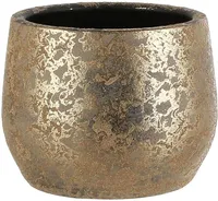 ÜMBRISPOTT CLEMENTE Ø19,5X15,5CM KULDNE