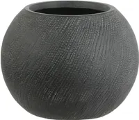 ÜMBRISPOTT MICA DECORATIONS LINEA Ø36X28CM MUST