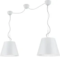 LAELAMP TRIO ANDREUS 2XE27 60W MATT VALGE/HÕBE