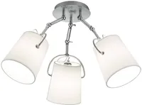 LAELAMP TRIO MERAN 3XE27 60W MATT NIKKEL/VALGE