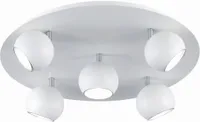LAELAMP TRIO DAKOTA 5XG9 28W MATT VALGE/HALL