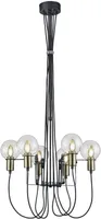 LAELAMP TRIO NACHO 6XE14 28W MATT MUST