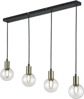 LAELAMP TRIO NACHO 4XE14 28W MATT MUST