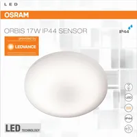 PLAFOON SENSOR SILARA OSRAM 17W LED 1100LM 3000K IP44 310MM 