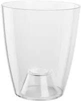 VAAS ORHIDEELE GARDENICO ORNELLA PLAST 13CM LÄBIPAISTEV