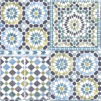 TAPEET MOROCCAN TILE MOTIFS 118001 KIRJU