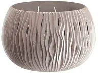 LILLEPOTIÜMBRIS PROSPERPLAST SANDY BOWL BASIC PLASTIK Ø37CM MOCCA